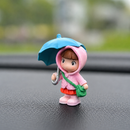Cute Umbrella Girl Car Ornament