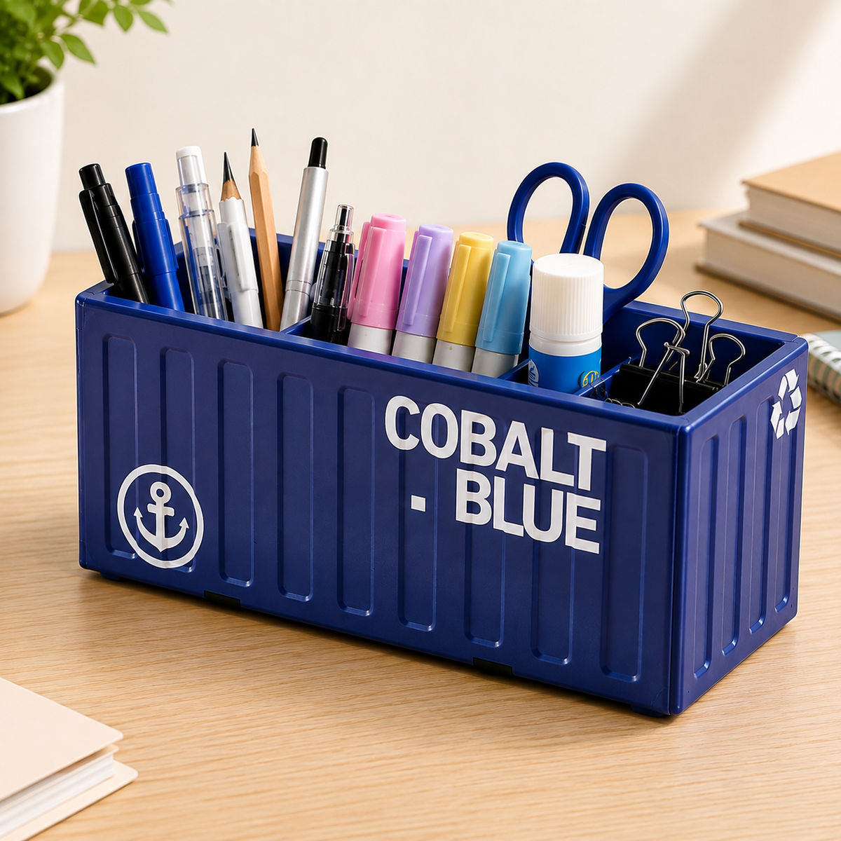 Compact Desk Organizer Box