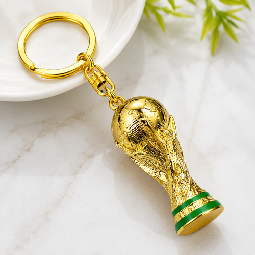Football World Cup Trophy Keychain