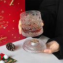 Premium Rotating Base Whiskey Glass