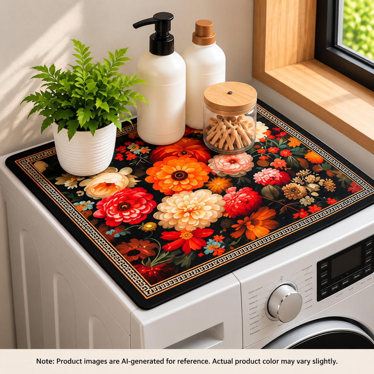 Premium Waterproof Floral Machine Cover