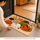 Autumn Pumpkin Welcome Door Mat