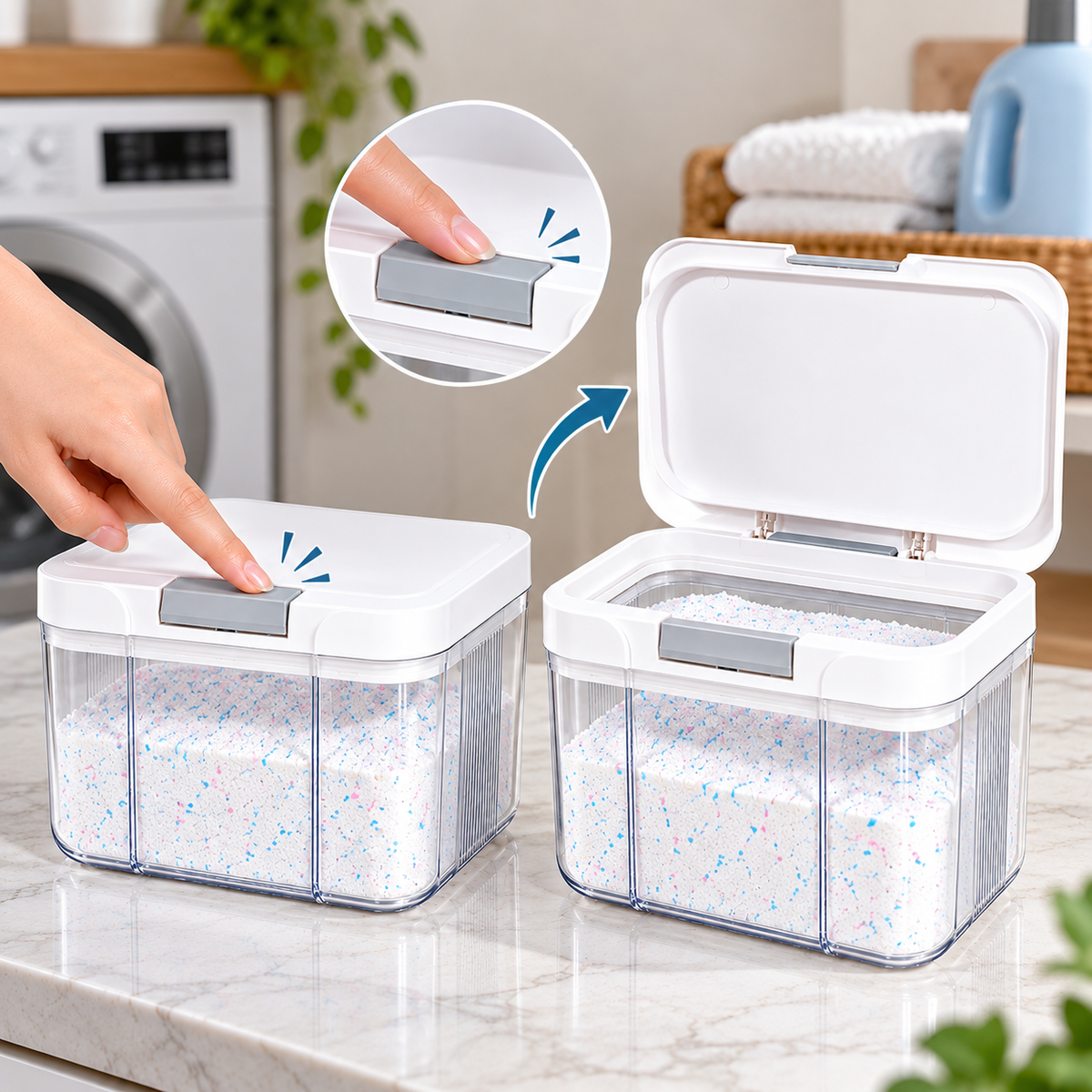 Stylish Laundry Detergent Storage Box
