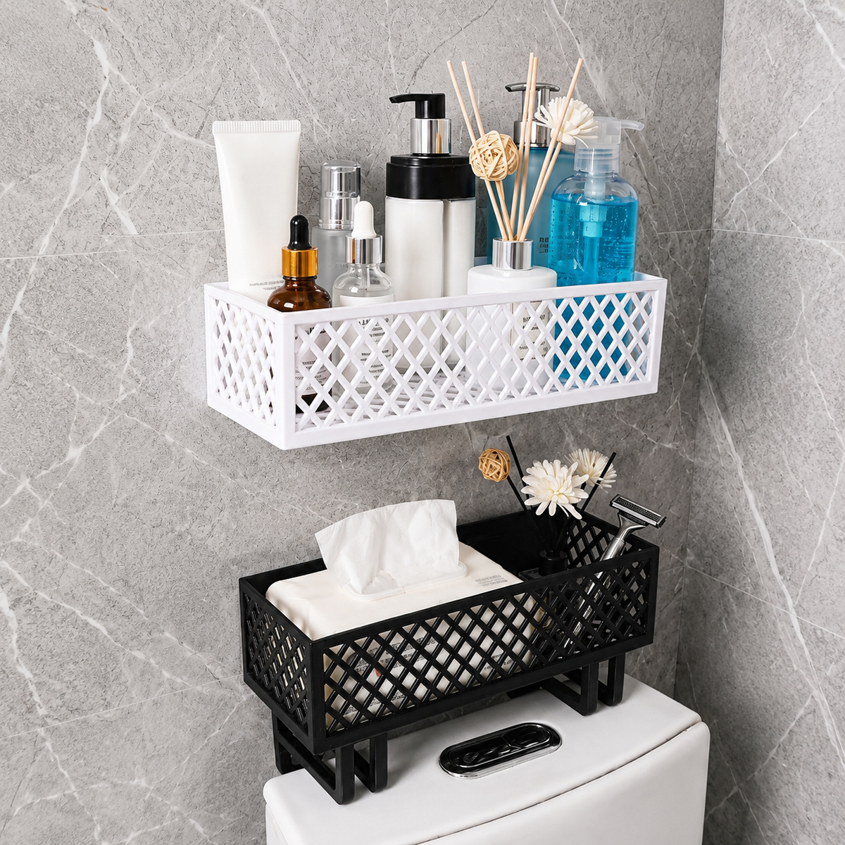 Bathroom Essentials Storage Rack