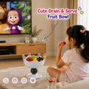 Cute Drain & Serve Fruit Bowl