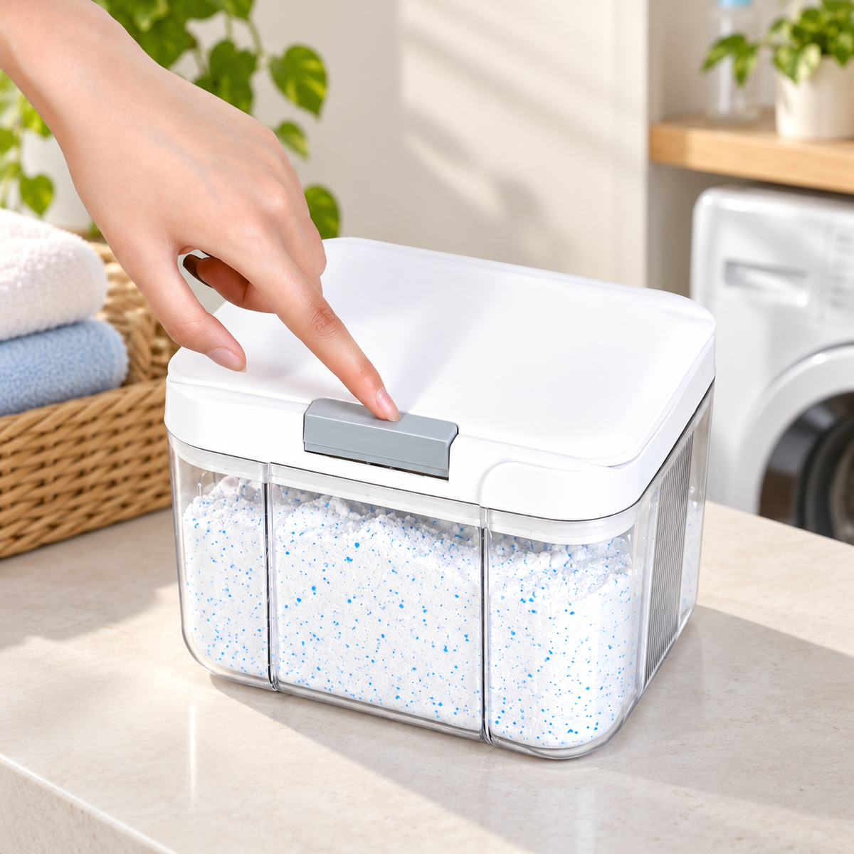 Stylish Laundry Detergent Storage Box