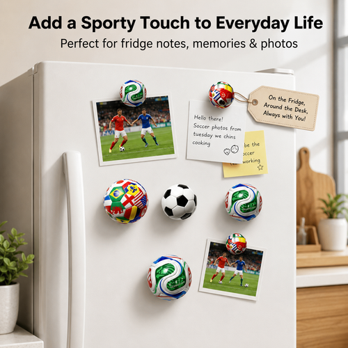 Cute Football Decorative Magnets