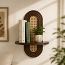 Boho Style Wooden Shelf
