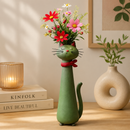 Pawfect Cat Bloom Decor Vase