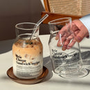 Insta-Worthy Printed Glass Cup
