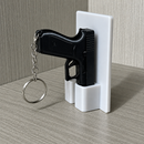 QuickDraw Gun Keychain and Holder