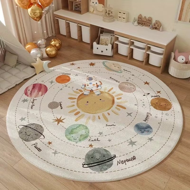 Interactive Space-Themed Floor Mat