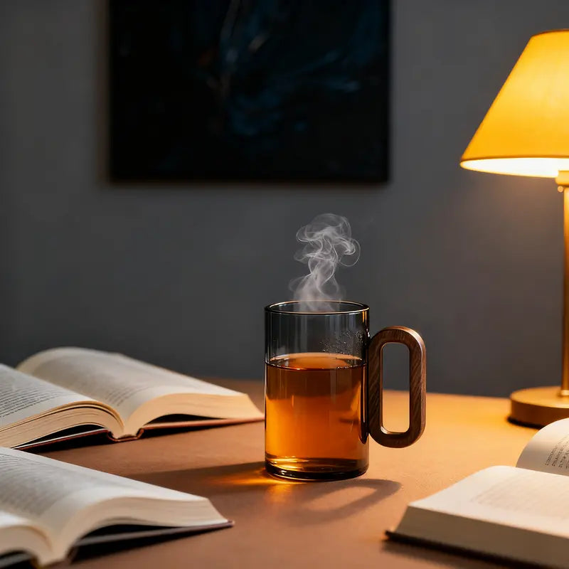 CrystalPour Premium Glass Mug