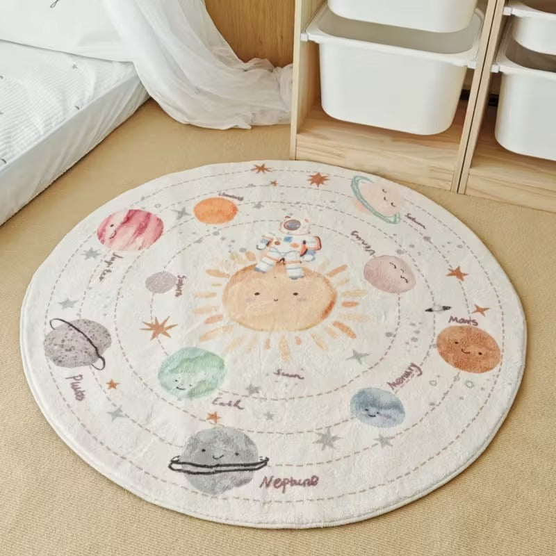 Interactive Space-Themed Floor Mat