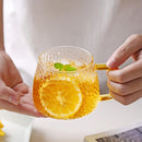 Diamond Texture Glass Mug