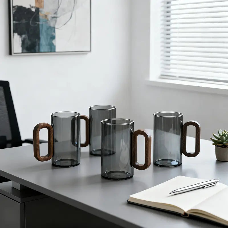 CrystalPour Premium Glass Mug