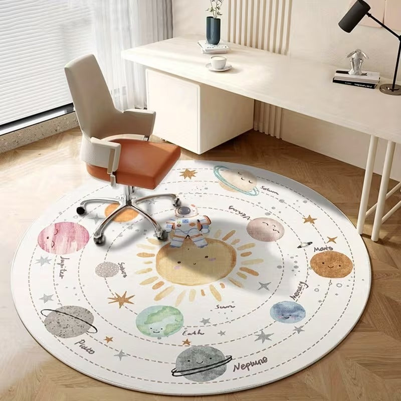 Interactive Space-Themed Floor Mat