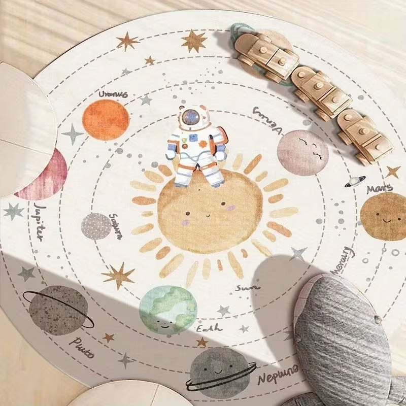 Interactive Space-Themed Floor Mat