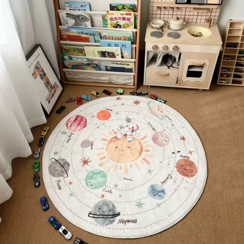 Interactive Space-Themed Floor Mat