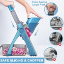 One-Press Vegetable Cutter & Slicer