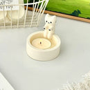 Warm Little Kitty Candle Holder