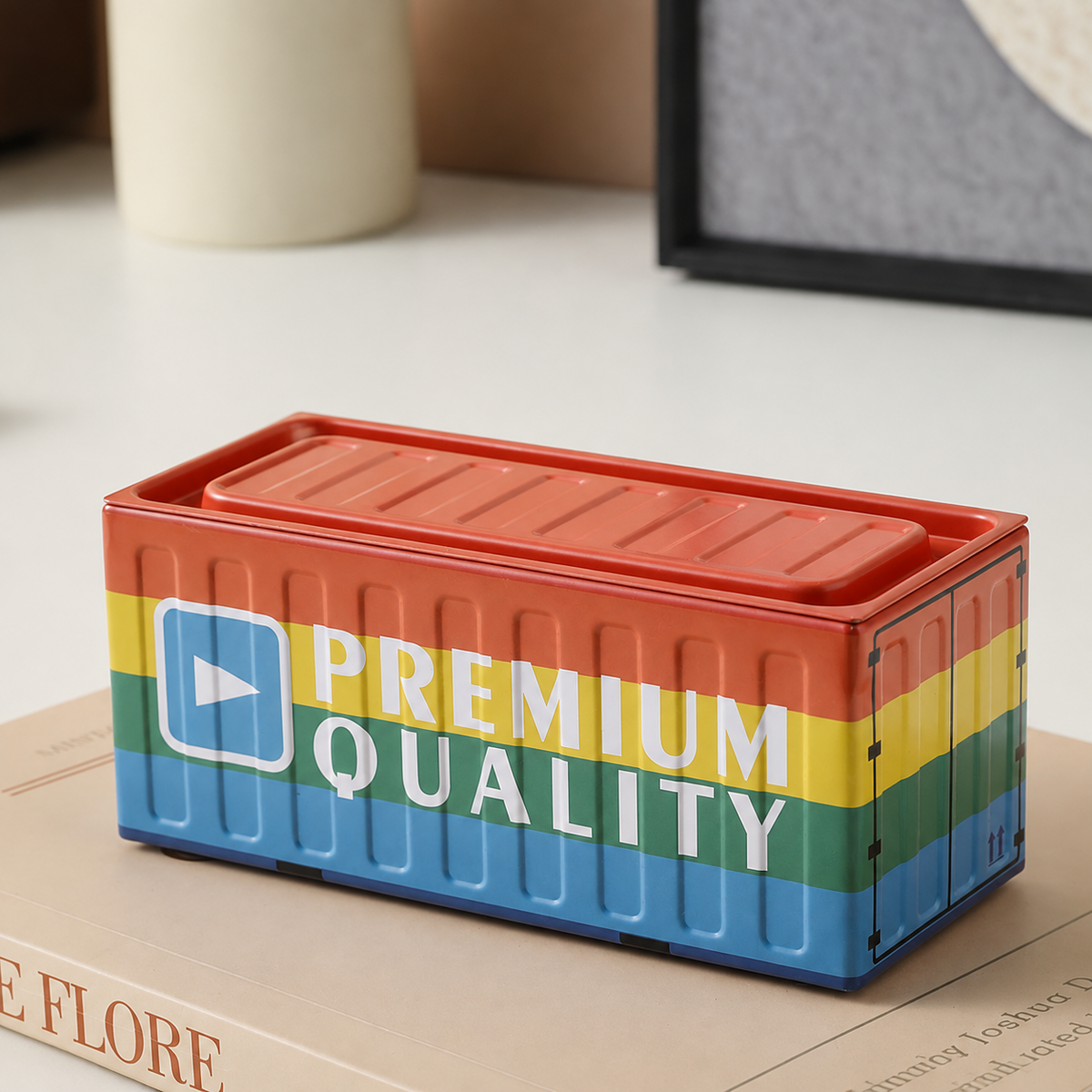 Compact Desk Organizer Box
