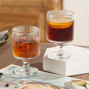 Glassify Premium Ribbed Drink Glasses