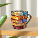 Book Stacked Tea & Coffee Mug
