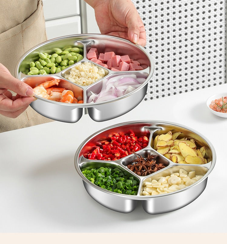 Multi Section Kitchen preparation Tray