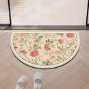 Designer Curved Edge Anti-Skid Floor Mat