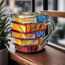 Book Stacked Tea & Coffee Mug
