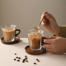 Premium Café Glass Cup Set