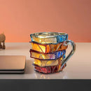 Book Stacked Tea & Coffee Mug
