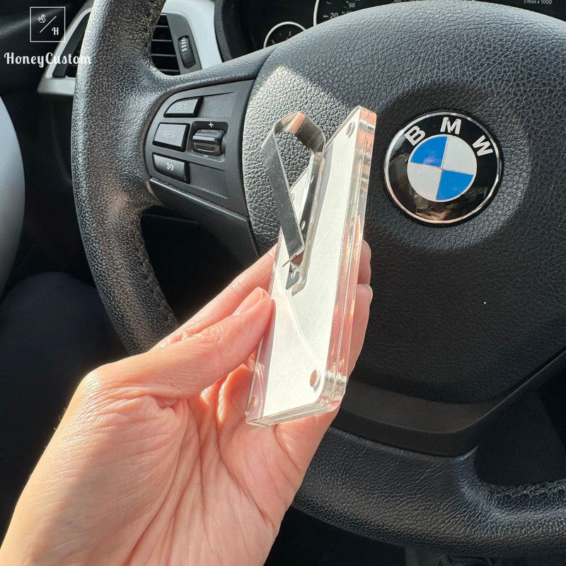 Personalized Photo Car Visor Clip ( No Photo Included )