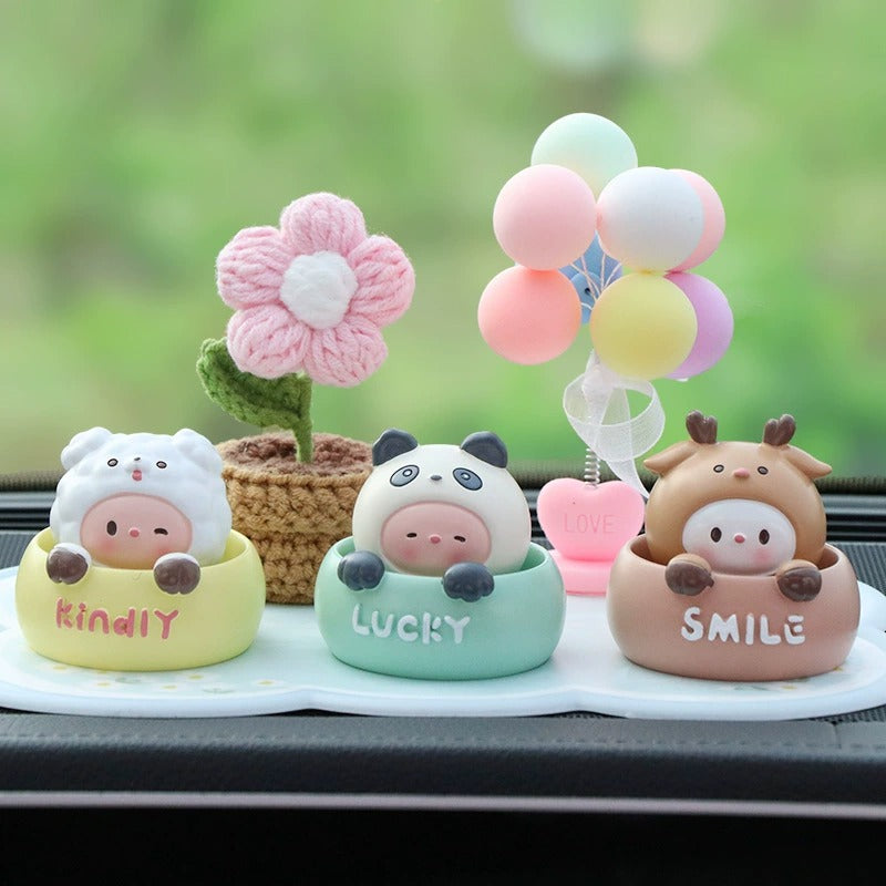 Cute Animal Character Car Decor