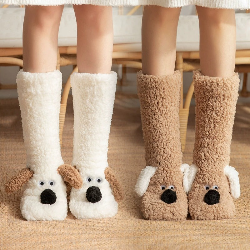 Snuggly Cartoon Soft Winter Socks
