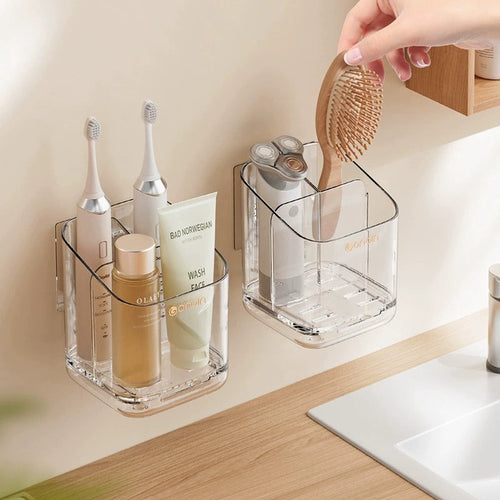Wall-Mount Bathroom Accessory Holder