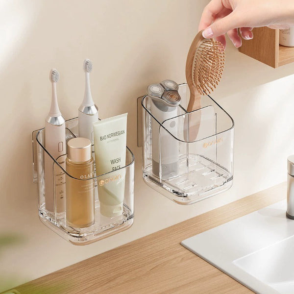 Wall-Mount Bathroom Accessory Holder