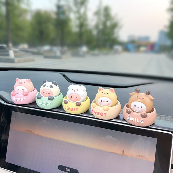 Cute Animal Character Car Decor