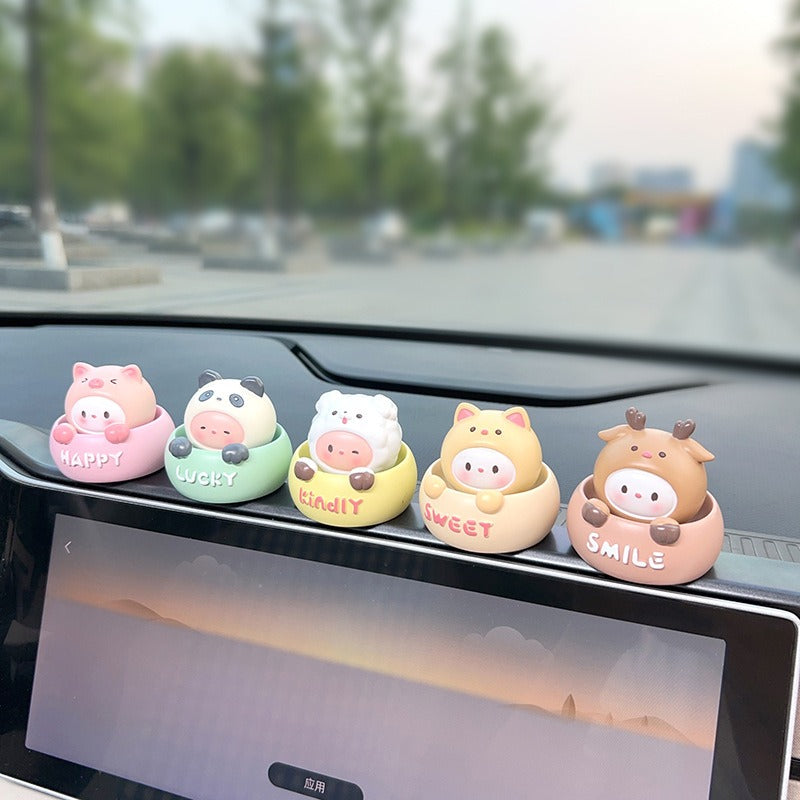 Cute Animal Character Car Decor