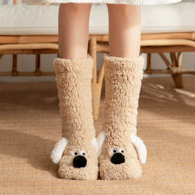 Snuggly Cartoon Soft Winter Socks