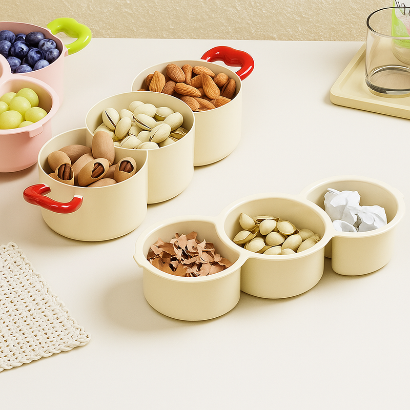 Dual Layer Drain & Serve Basket