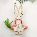 Whimsical Bunny Carrot Wall Charm