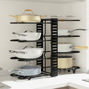 Multi-Layer Pot and Pan Storage Rack