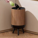 Premium Wooden Finish Trash Can