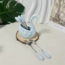 Charming Swan Fruit Fork Set