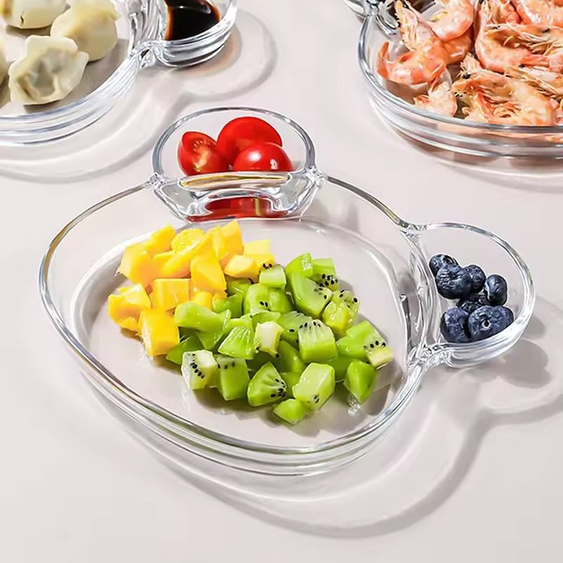 Cartoon Style Snack Serving Platter