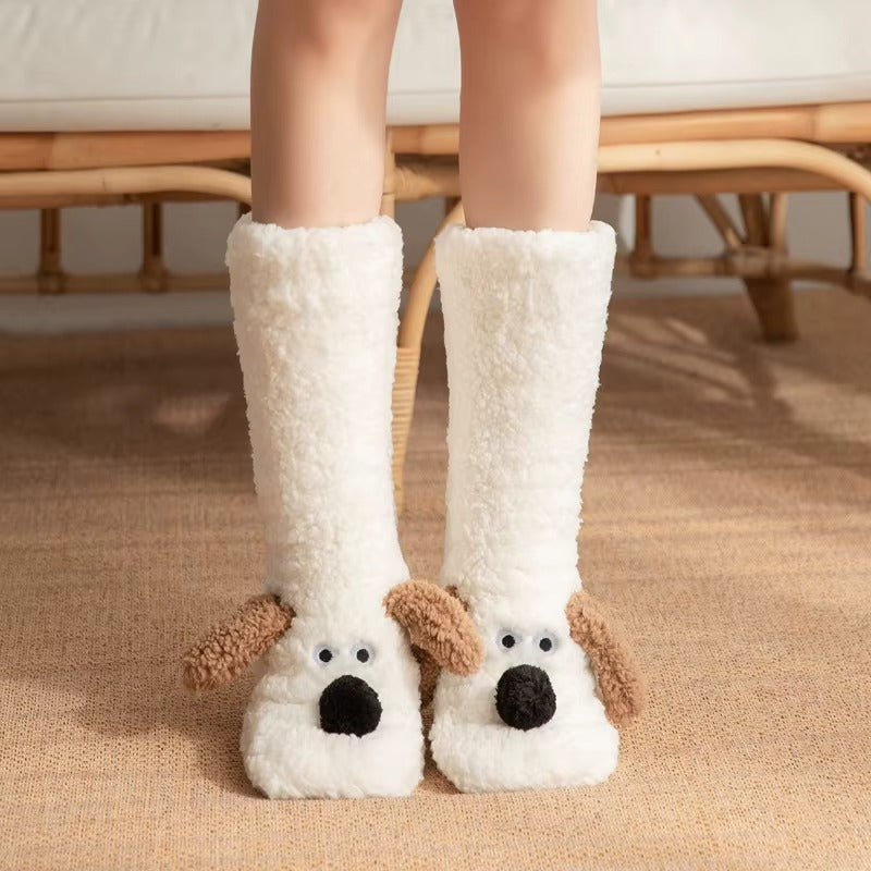 Snuggly Cartoon Soft Winter Socks