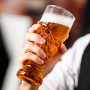 Football Trophy Inspired Beer Glass