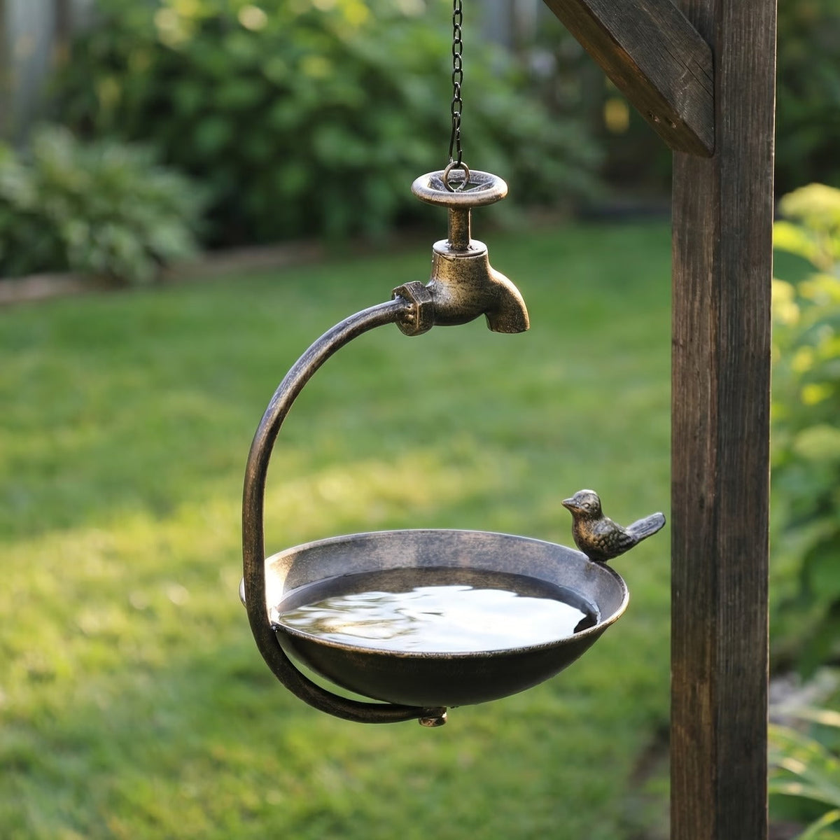 Vintage Style Hanging Bird Feeder